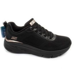 Moteriški sportbačiai Skechers BOBS Sport Arch Fit Elev8, juodi