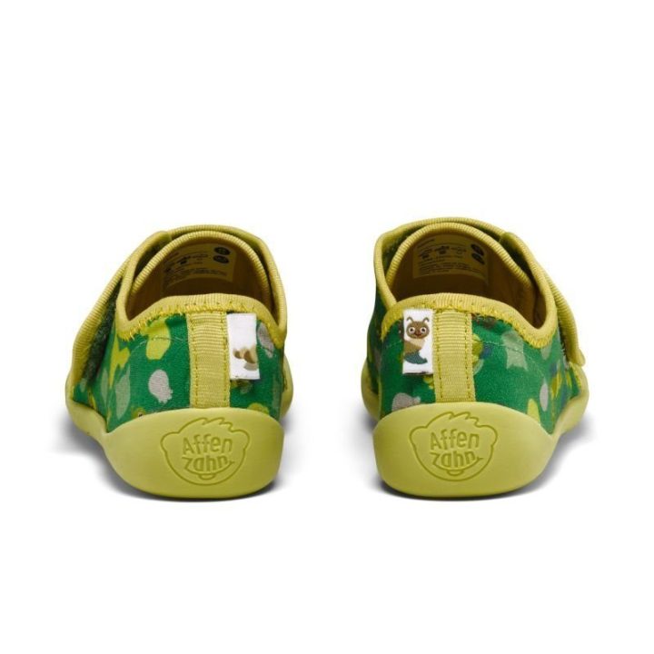 Vaikiškos barefoot tipo šlepetės Affenzahn Movy Caterpillar