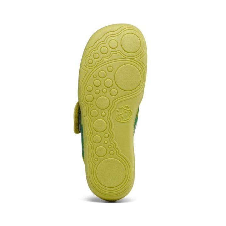 Vaikiškos barefoot tipo šlepetės Affenzahn Movy Caterpillar