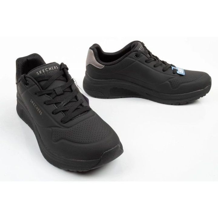 Moteriški sportbačiai su platforma Skechers Uno Lite 2, juodi