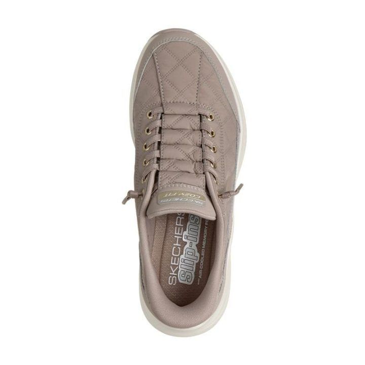Moteriški dygsniuoti sportbačiai Skechers Contour From-Golden Hour