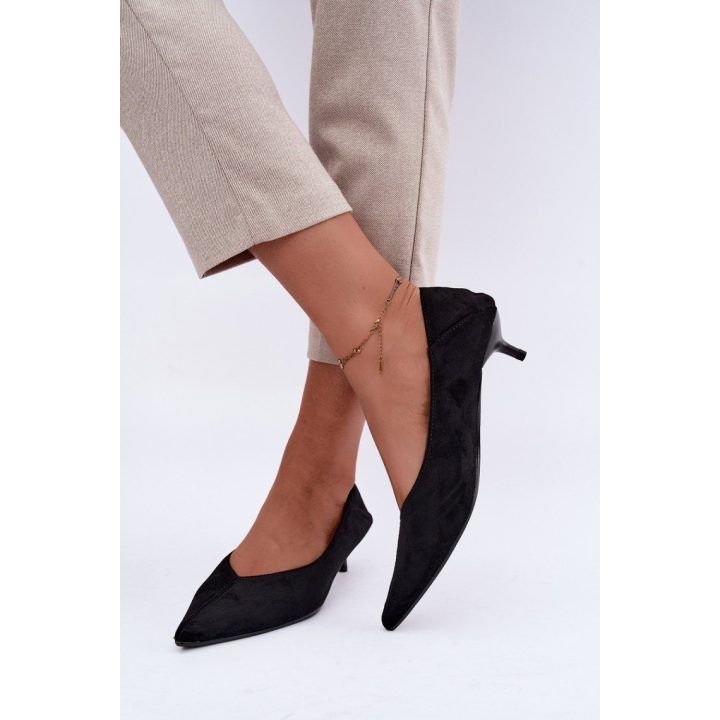 Moteriški aukštakulniai bateliai Step in style, juodi