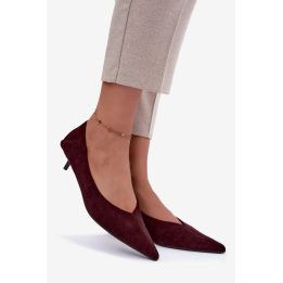 Moteriški bateliai su smailėjančia nosimi Step in style, raudoni