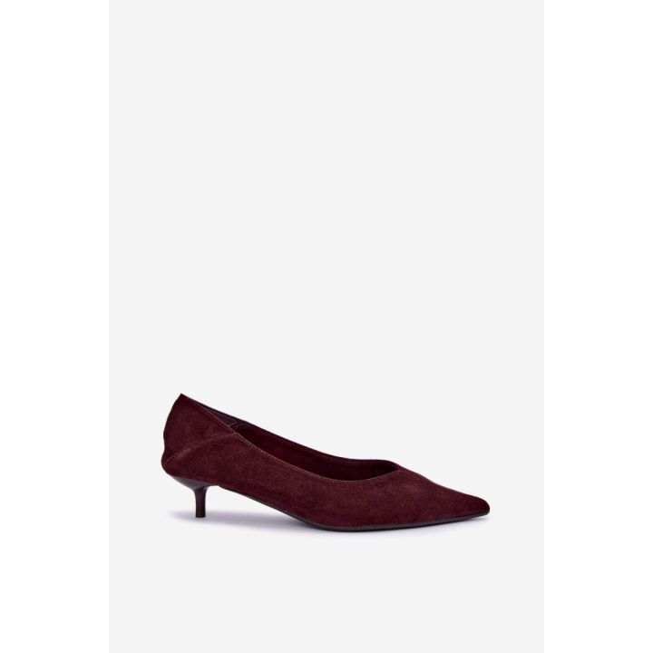Moteriški bateliai su smailėjančia nosimi Step in style, raudoni