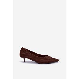 Moteriški aukštakulniai bateliai Step in style, rudi