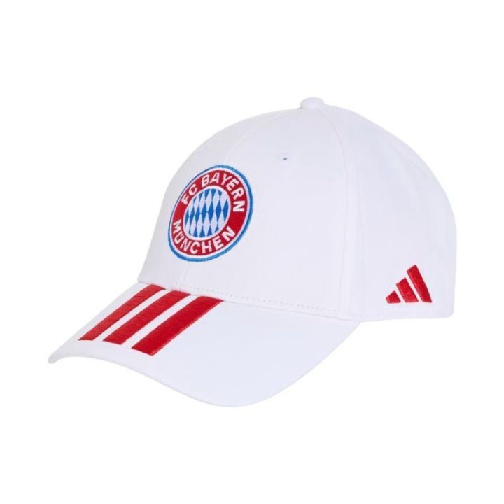 Vaikiška kepurė su snapeliu adidas FC Bayern München, balta