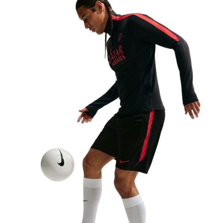 Vyriški futbolo šortai Nike Dri-FIT PSG, juodi