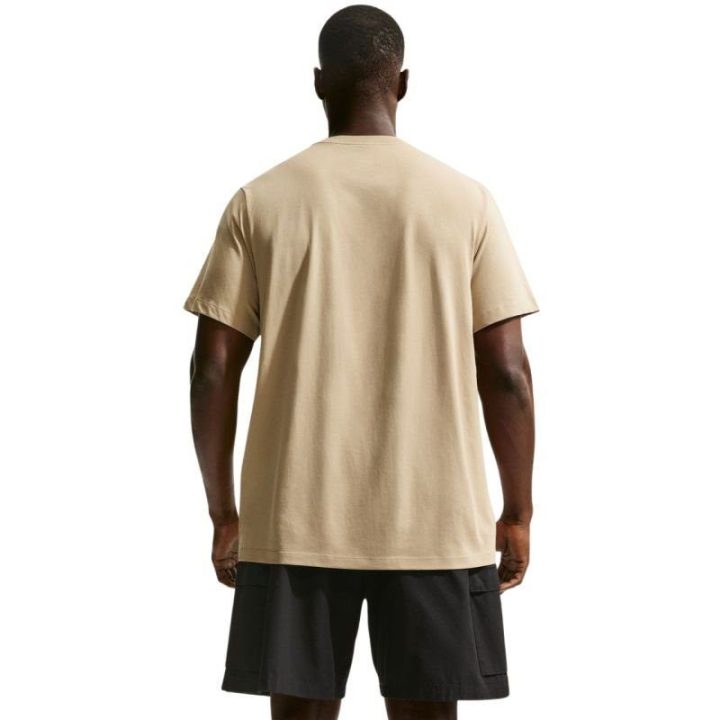 Vyriški medvilniniai marškinėliai Nike Club Tee, smėlio