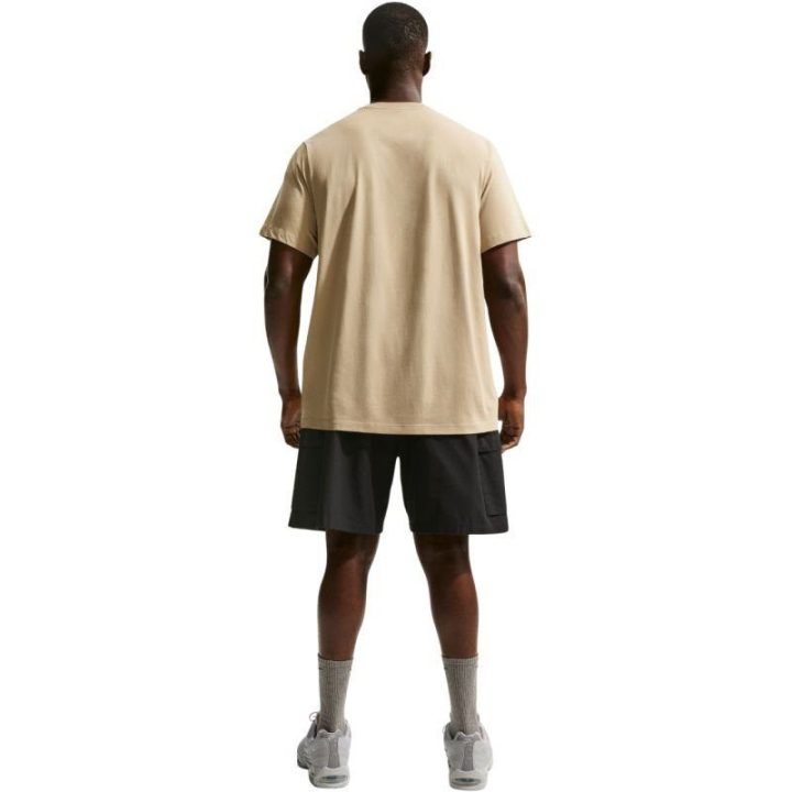 Vyriški medvilniniai marškinėliai Nike Club Tee, smėlio