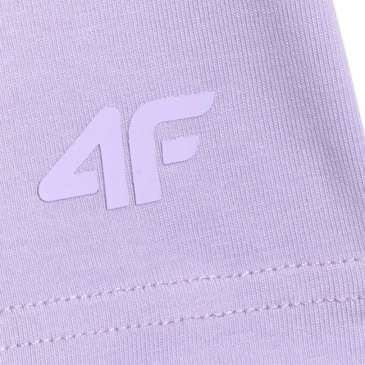 Medvilniniai šortai mergaitėms 4F CAS F028, violetiniai