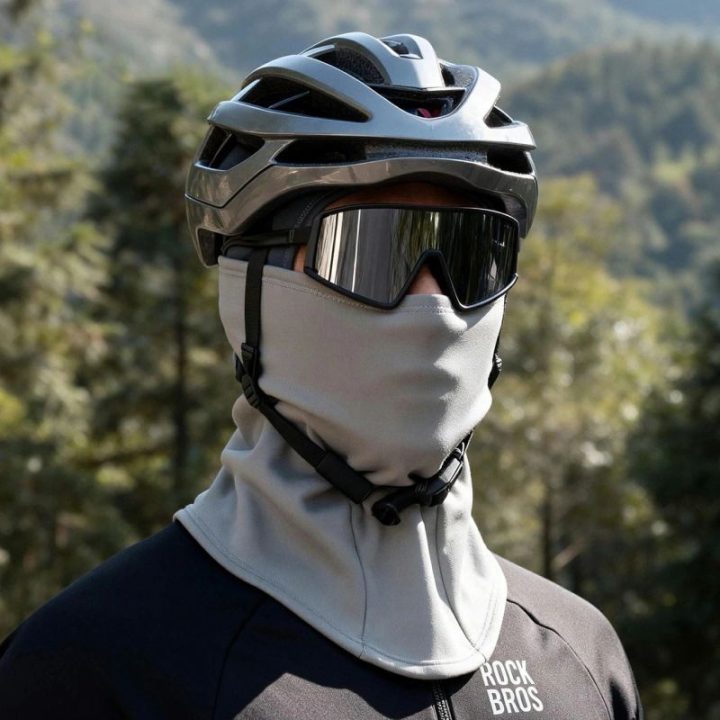 Balaklava su pašiltintu vidumi Rockbros, pilka