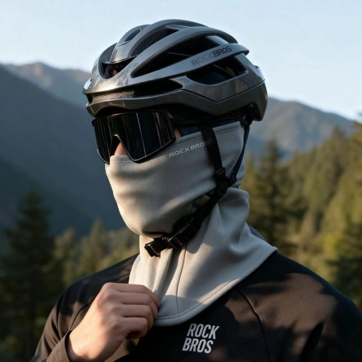 Balaklava su pašiltintu vidumi Rockbros, pilka