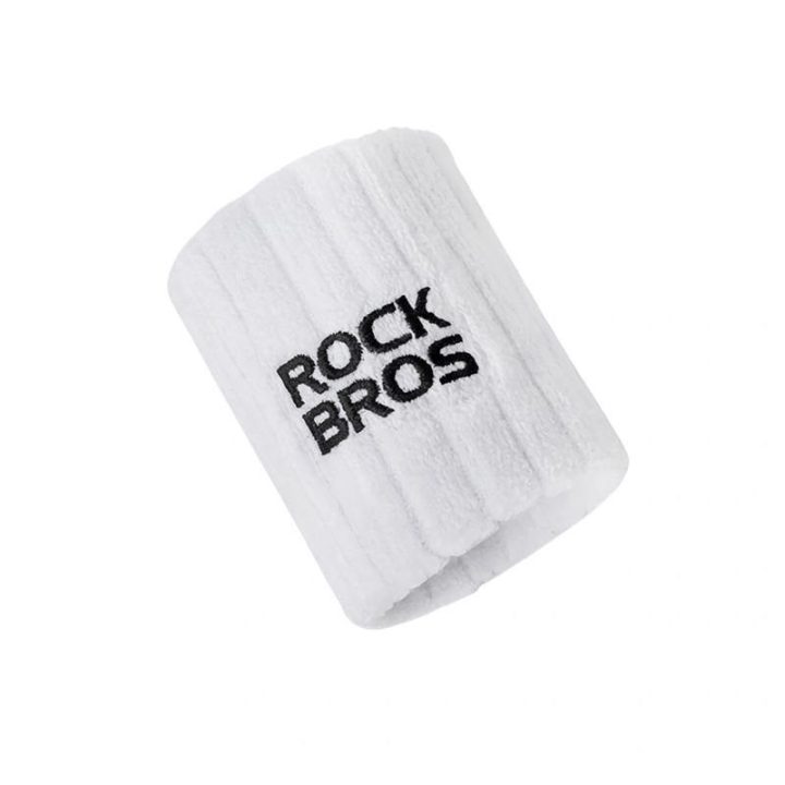 Sportinė prakaito juosta riešui Rockbros, balta