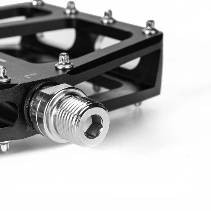 Dviračio platforminiai pedalai Rockbros K399-BK, juodi