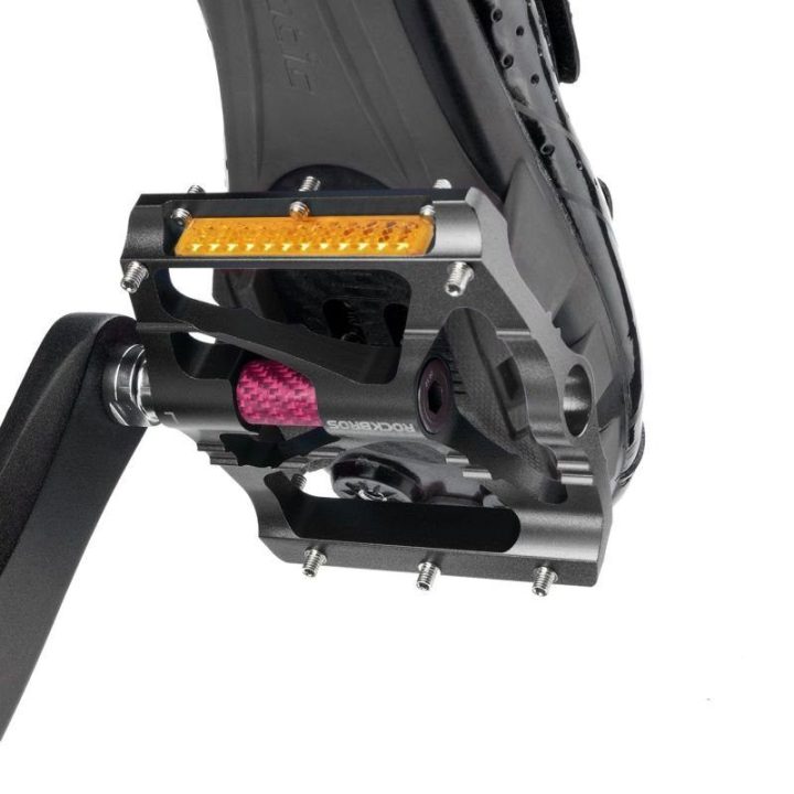 Dviračio pedalai su atšvaitais Rockbros K307PT, mėlyni