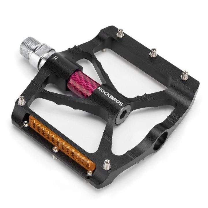 Dviračio pedalai su atšvaitais Rockbros K307PT, mėlyni