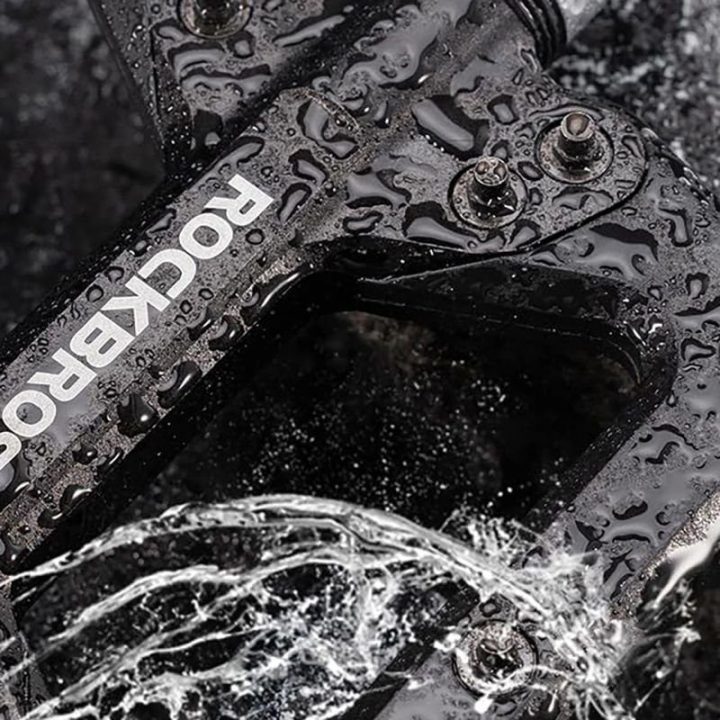 Nailoniniai platforminiai dviračio pedalai Rockbros 2022-12A, juodi