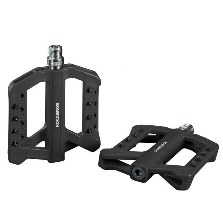 Platforminiai dviračių pedalai Rockbros RK01, juodi