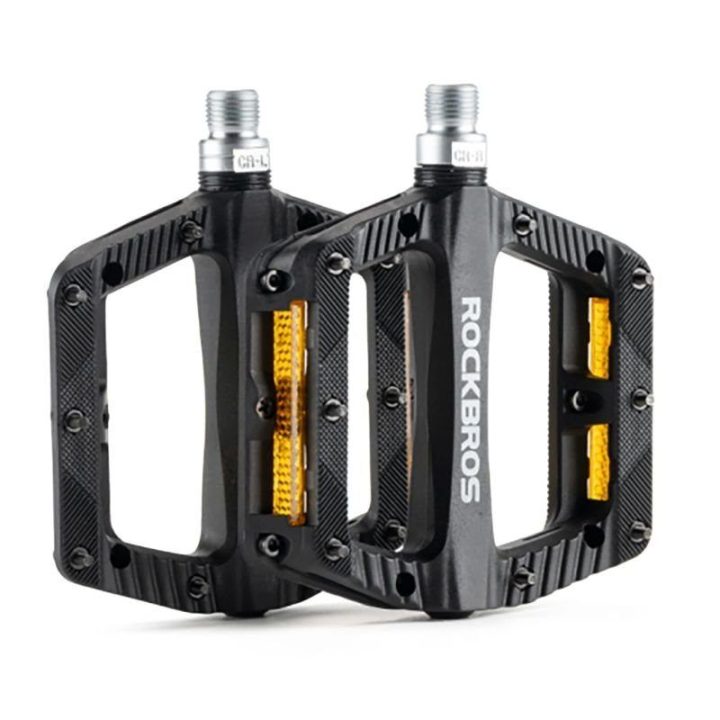 Dviračių pedalai su atšvaitais Rockbros BP2501, juodi