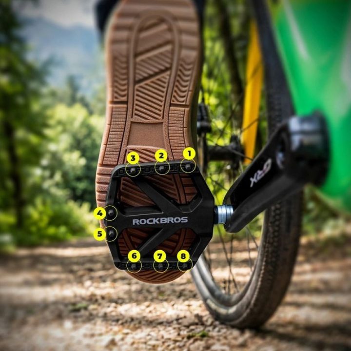 Dviračių pedalai Rockbros BP2602, juodi
