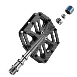 Platforminiai dviračių pedalai Rockbros C525, juodi