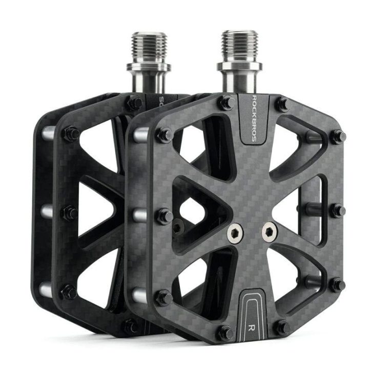 Platforminiai dviračių pedalai Rockbros C525, juodi