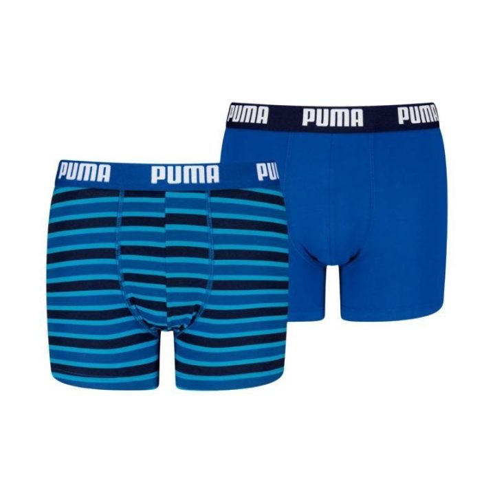 Bokserių komplektas berniukams Puma, 2 poros, mėlynos ir juodos