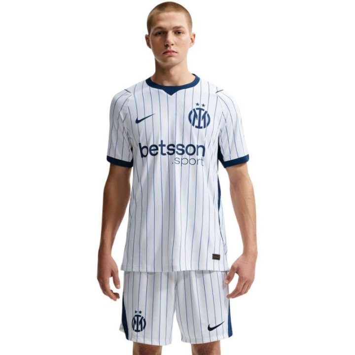 Vyriški išvykos marškinėliai Nike Inter 2026/27, balti ir mėlyni