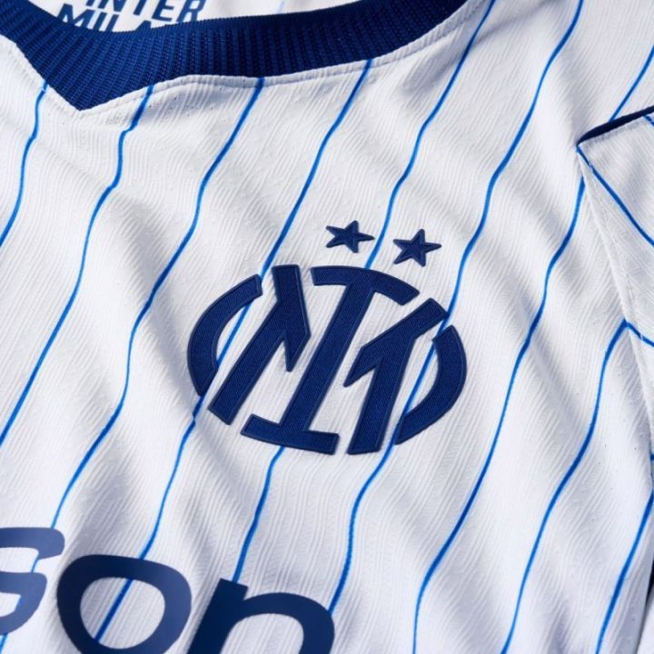 Vyriški išvykos marškinėliai Nike Inter 2026/27, balti ir mėlyni