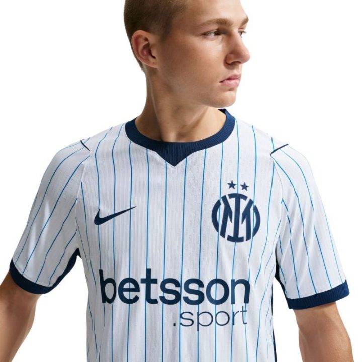 Vyriški išvykos marškinėliai Nike Inter 2026/27, balti ir mėlyni