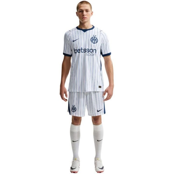 Vyriški išvykos marškinėliai Nike Inter 2026/27, balti ir mėlyni