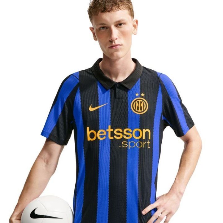 Vyriški futbolo marškinėliai Nike Inter 2026/27, mėlyni ir juodi