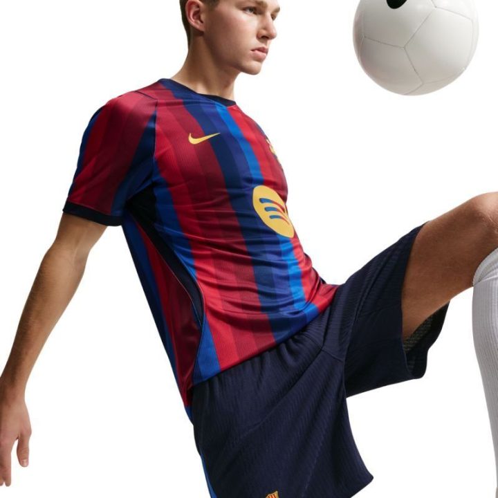Vyriški futbolo šortai Nike FC Barcelona Match Home, tamsiai mėlyni