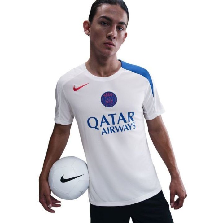 Vyriški marškinėliai Nike PSG Strike Third, balti