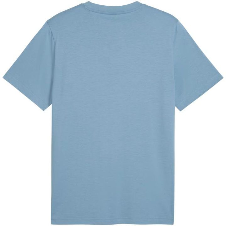 Vyriški medvilniniai marškinėliai Puma ESS Small No.1 Logo, mėlyni