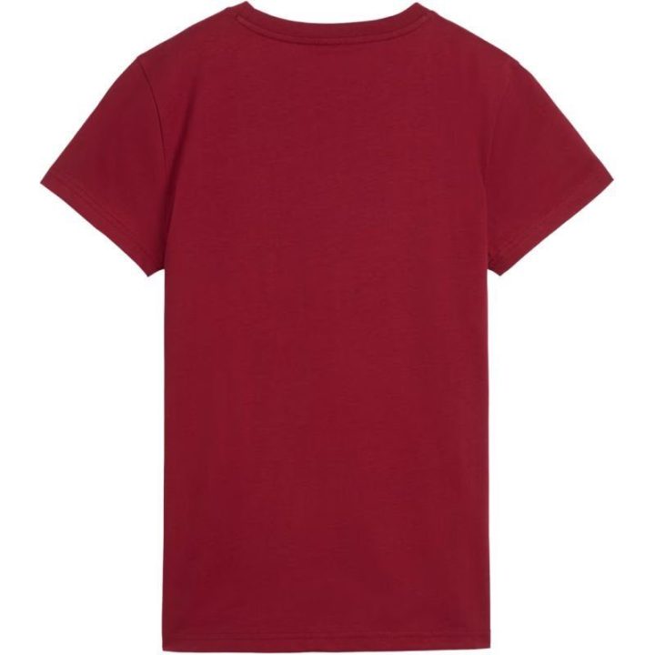 Moteriški medvilniniai marškinėliai Puma ESS Small No.1 Logo, rudi