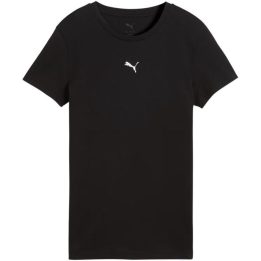 Moteriški marškinėliai Puma Ess Centered Cat Logo Tee, juodi