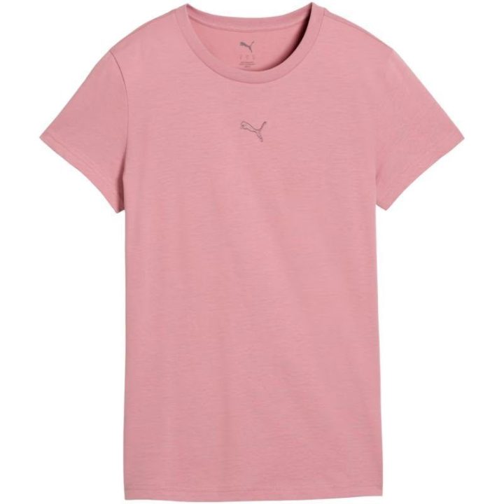 Moteriški marškinėliai Puma Ess Centered Cat Logo, rožiniai