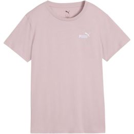 Moteriški marškinėliai Puma Ess Small Logo, pudros rožiniai
