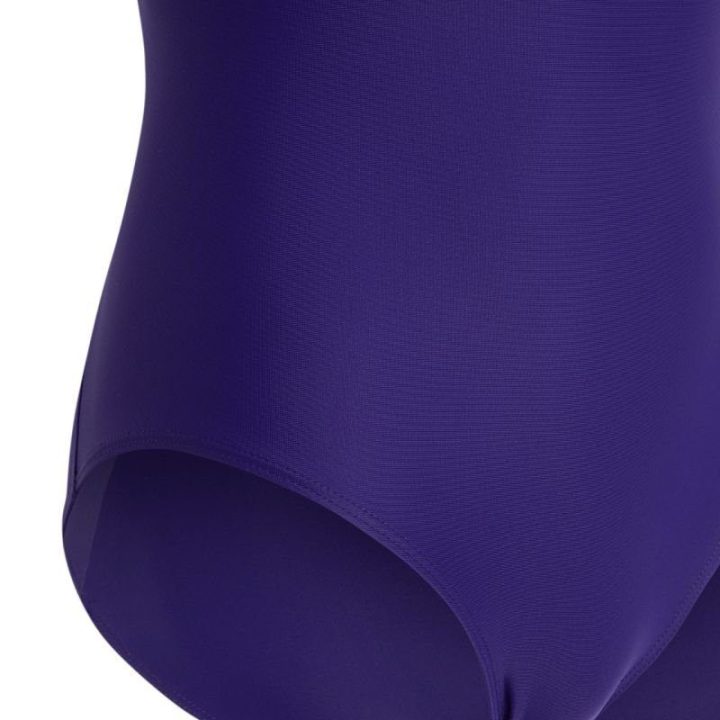 Maudymosi kostiumėlis mergaitėms su V formos nugara adidas, violetinis
