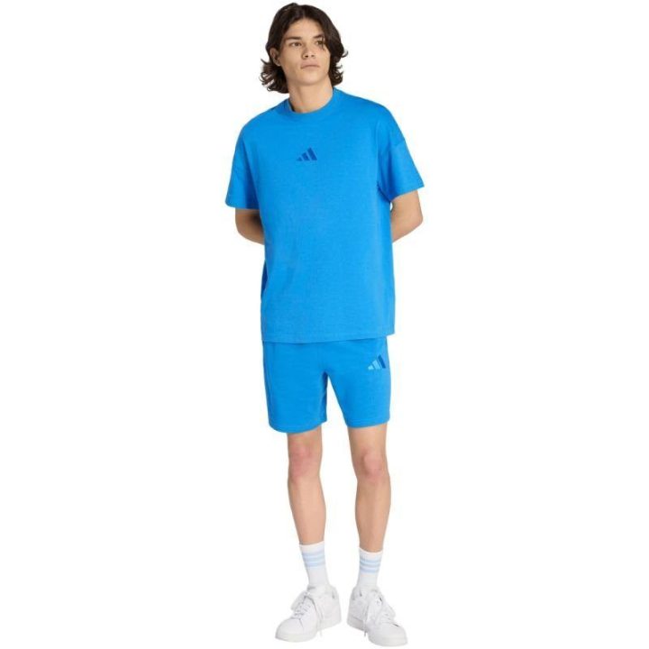 Vyriški medvilniniai šortai adidas ALL SZN, šviesiai mėlyni