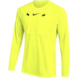 Vyriški teisėjo marškinėliai ilgomis rankovėmis Nike Dri-FIT Referee III, geltoni