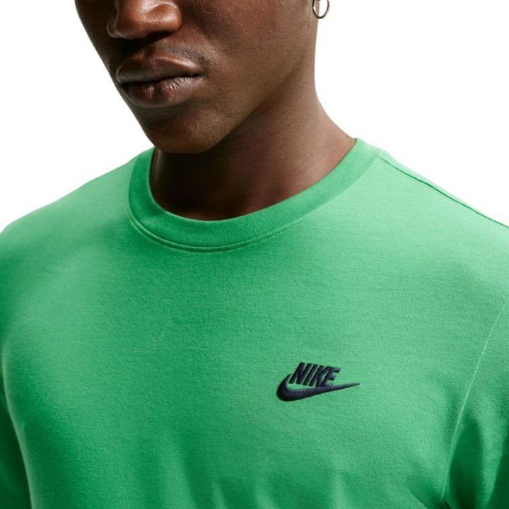 Vyriški medvilniniai marškinėliai Nike Club Tee, žali