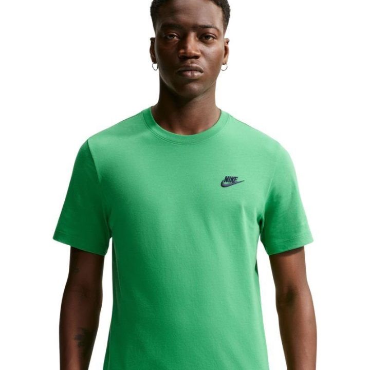 Vyriški medvilniniai marškinėliai Nike Club Tee, žali