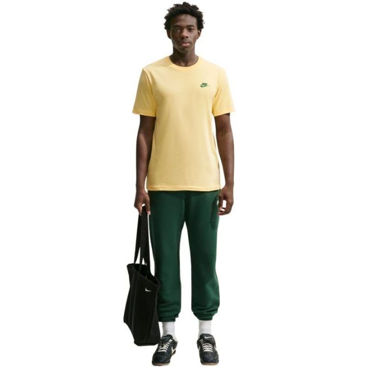 Vyriški medvilniniai marškinėliai Nike Club Tee, geltoni