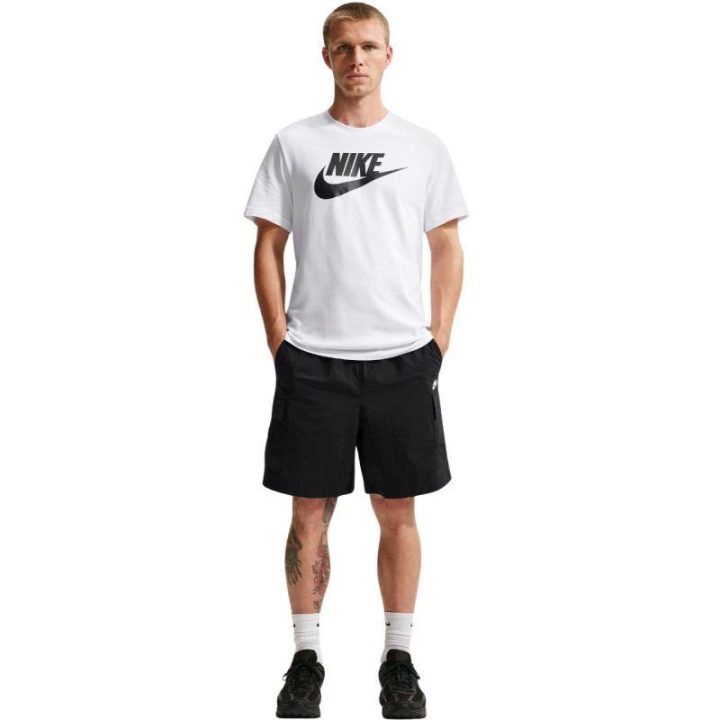 Vyriški laisvo kirpimo kargo šortai Nike Sportswear Club, juodi