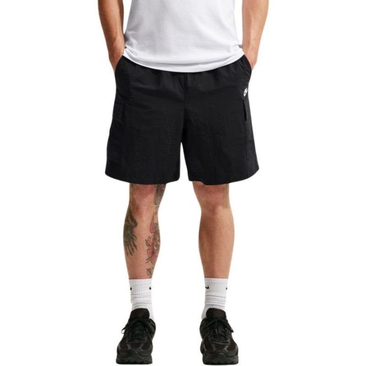Vyriški laisvo kirpimo kargo šortai Nike Sportswear Club, juodi