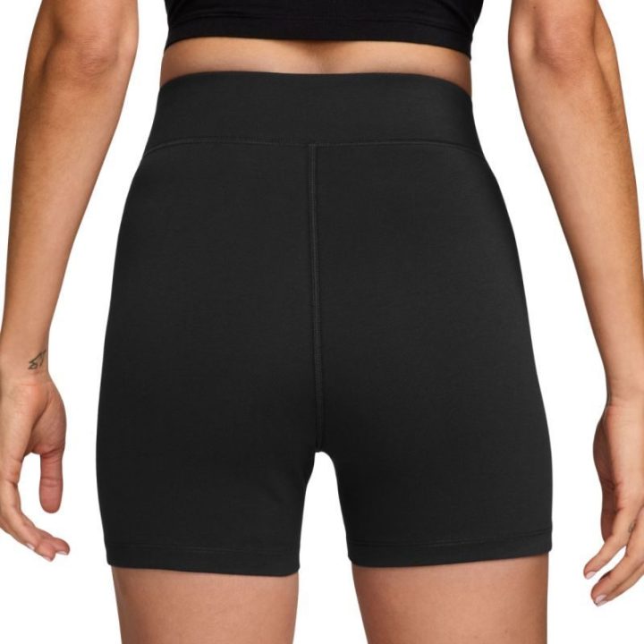 Moteriški šortai aukštu liemeniu Nike Sportswear Classic, juodi