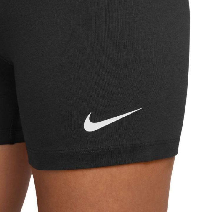Moteriški šortai aukštu liemeniu Nike Sportswear Classic, juodi