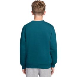 Vaikiškas medvilninis džemperis Nike Sportswear Club Fleece, žalias